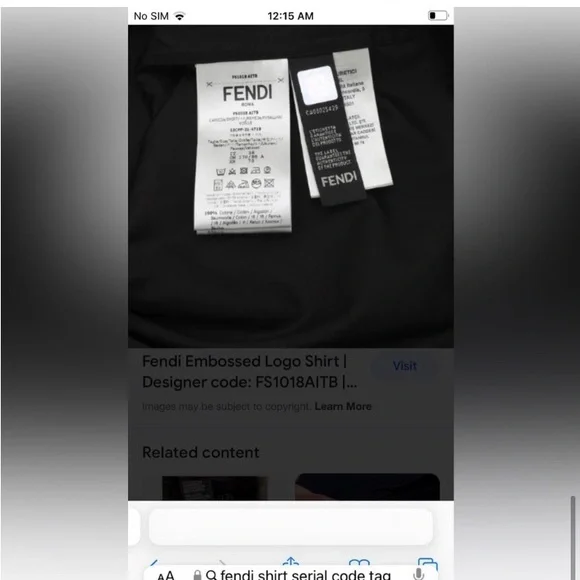 RARE fendi roma knit crop top - Picture 6 of 6